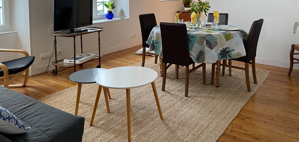 Salon lumineux à Dinard, Appartement Giraud 1