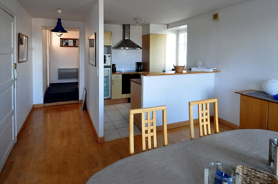 Cuisine moderne équipée - Dinard, Appartement Giraud 2