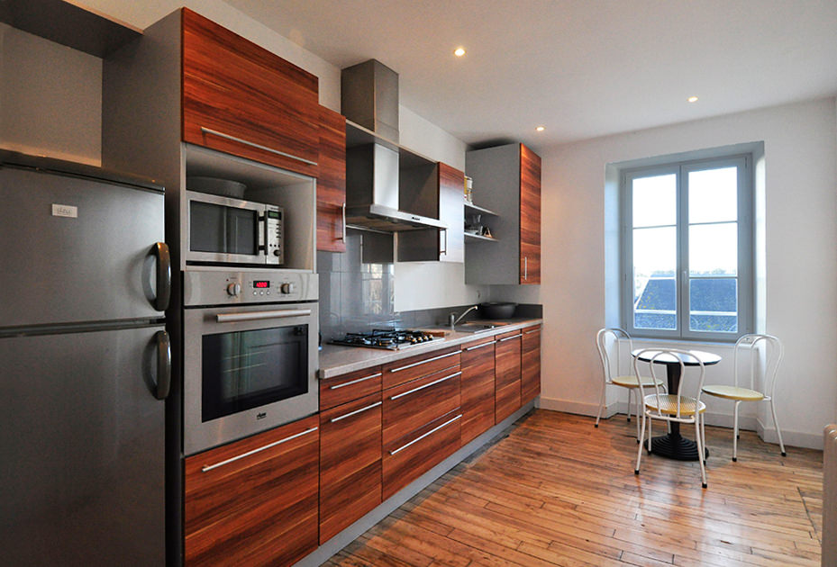 Cuisine entièrement équipée - Saint-Malo, Appartement Pré Brécel 1