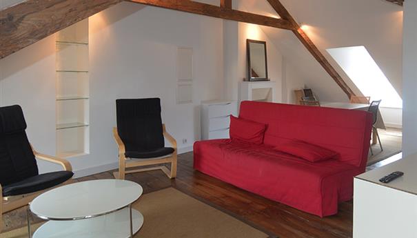 Salon avec vue sur mer - Saint-Malo, Appartement Pré Brécel 2