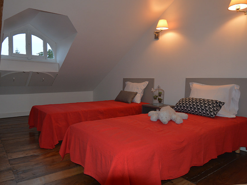 Chambre avec deux lits simples - Saint-Malo, Appartement Pré Brécel 2